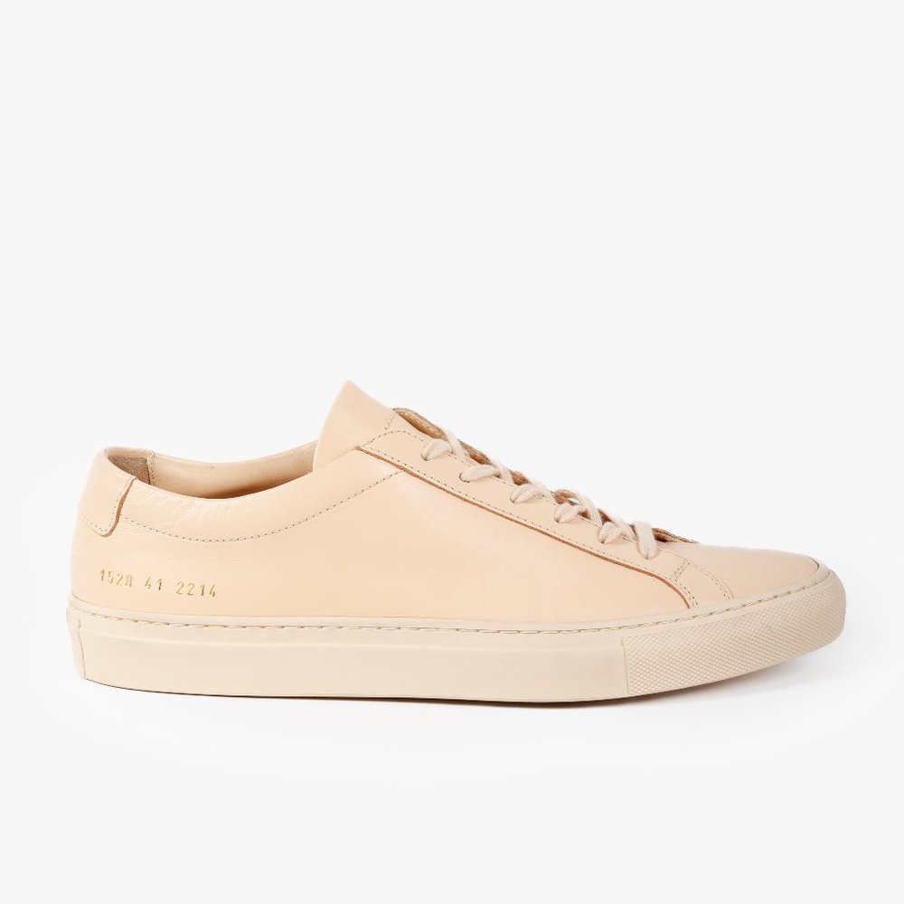 Common Projects Beige Achilles Low Sneakers